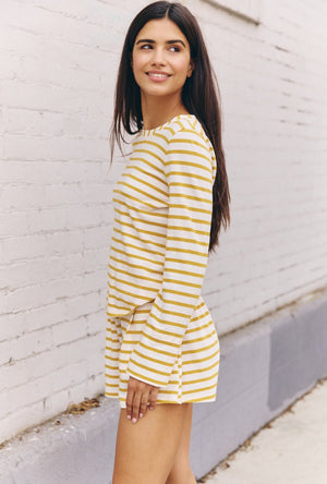 Lounge Set - Marigold Stripe