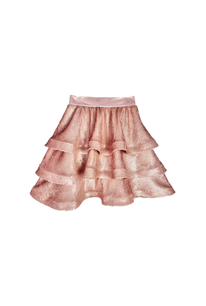 MINI Teagan Skirt - Blush Sequins
