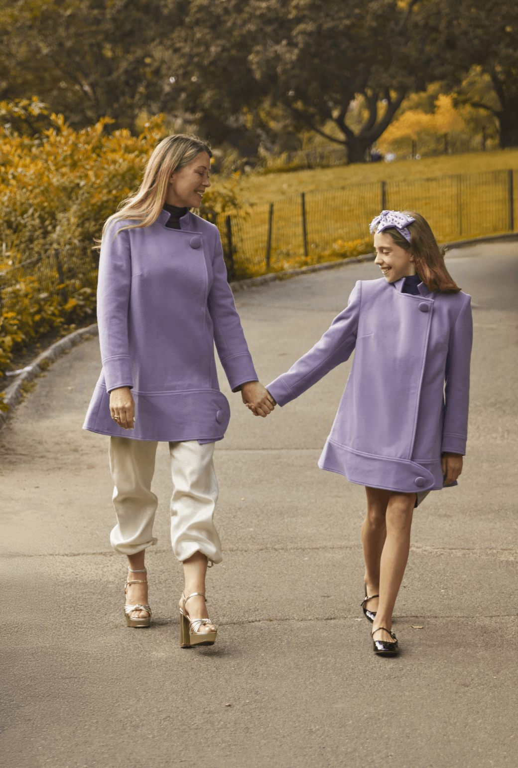 SAMPLE - Buru x Tori Mellott MOD Girls Coat - Brushed Lilac