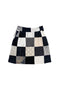Maggie Mini Skirt - BURU B&W Patchwork