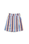Maggie Mini Skirt - Brown Stripe Twill