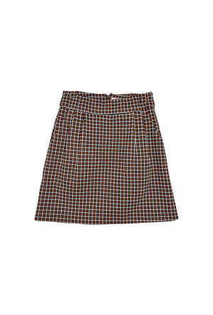 SAMPLE - Maggie Mini Skirt - Geo Knit