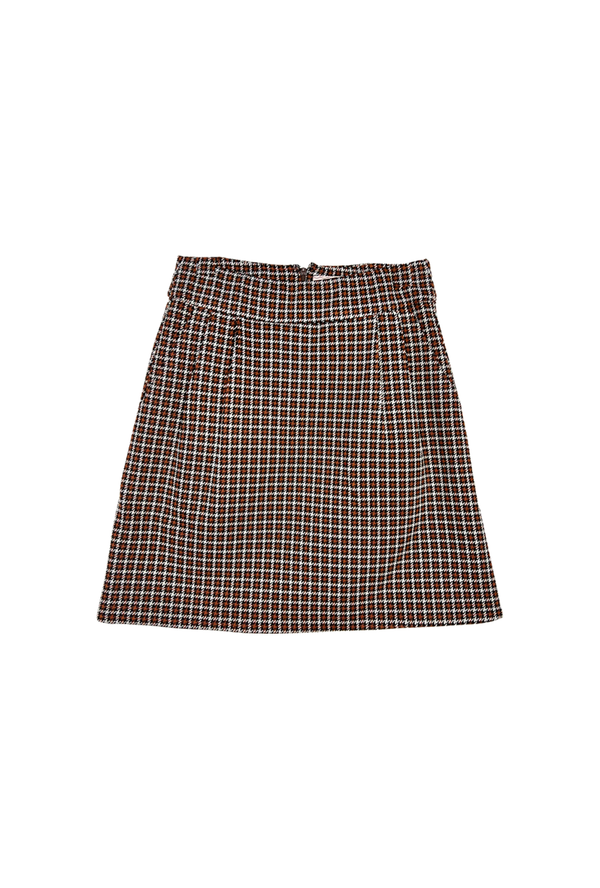 SAMPLE - Maggie Mini Skirt - Geo Knit