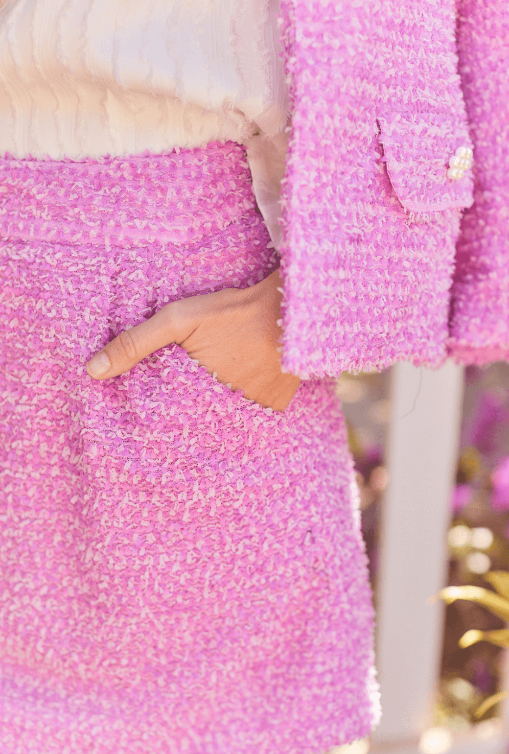 Maggie Mini Skirt - Violet Confetti