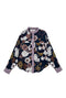 Mandarin Shirt - Fall Floral