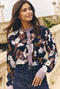 Mandarin Shirt - Fall Floral