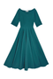 Mary Dress - Forest Crepe