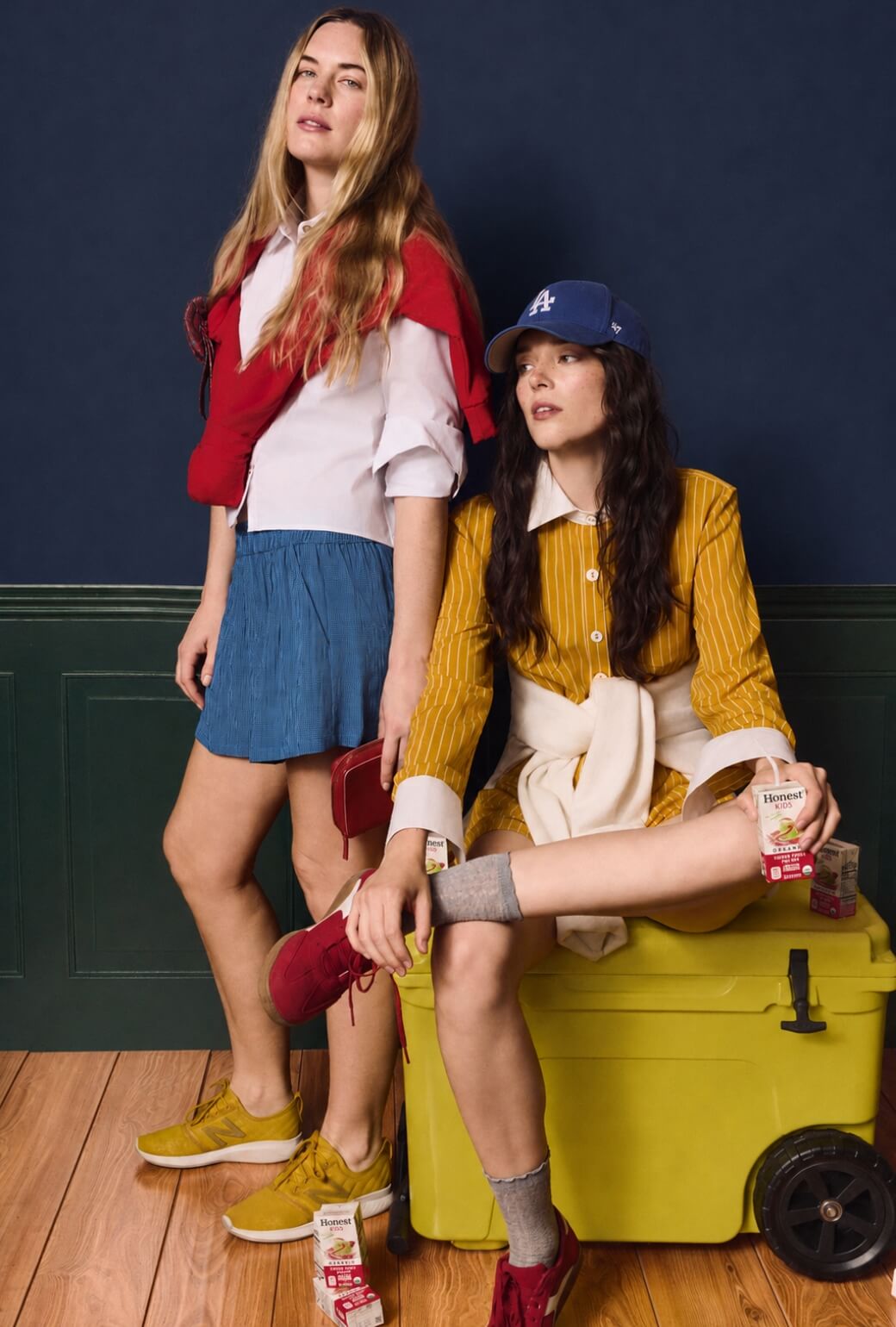 Mel Button Down Shirt - Marigold Stripe