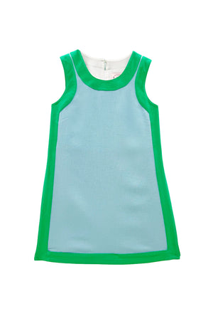 Mini Bermuda Set - Aqua & Kelly Green