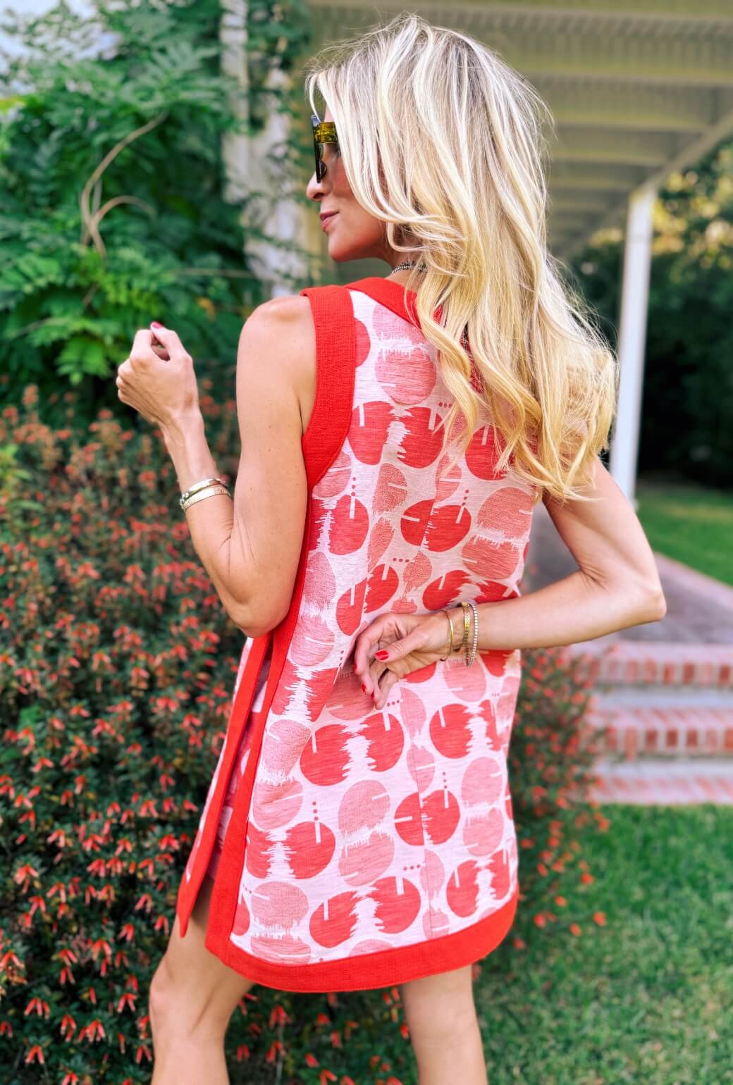 Mini Bermuda Set - Tomato Jacquard