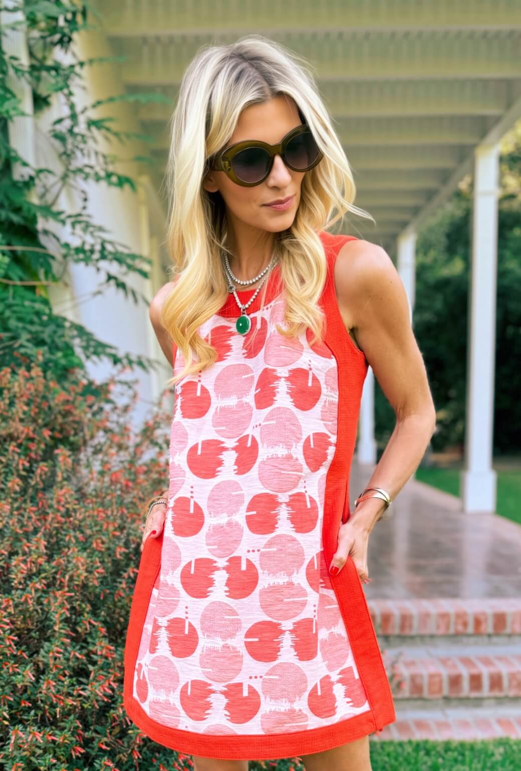 Mini Bermuda Set - Tomato Jacquard