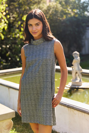 Mod Dress - Glen Plaid