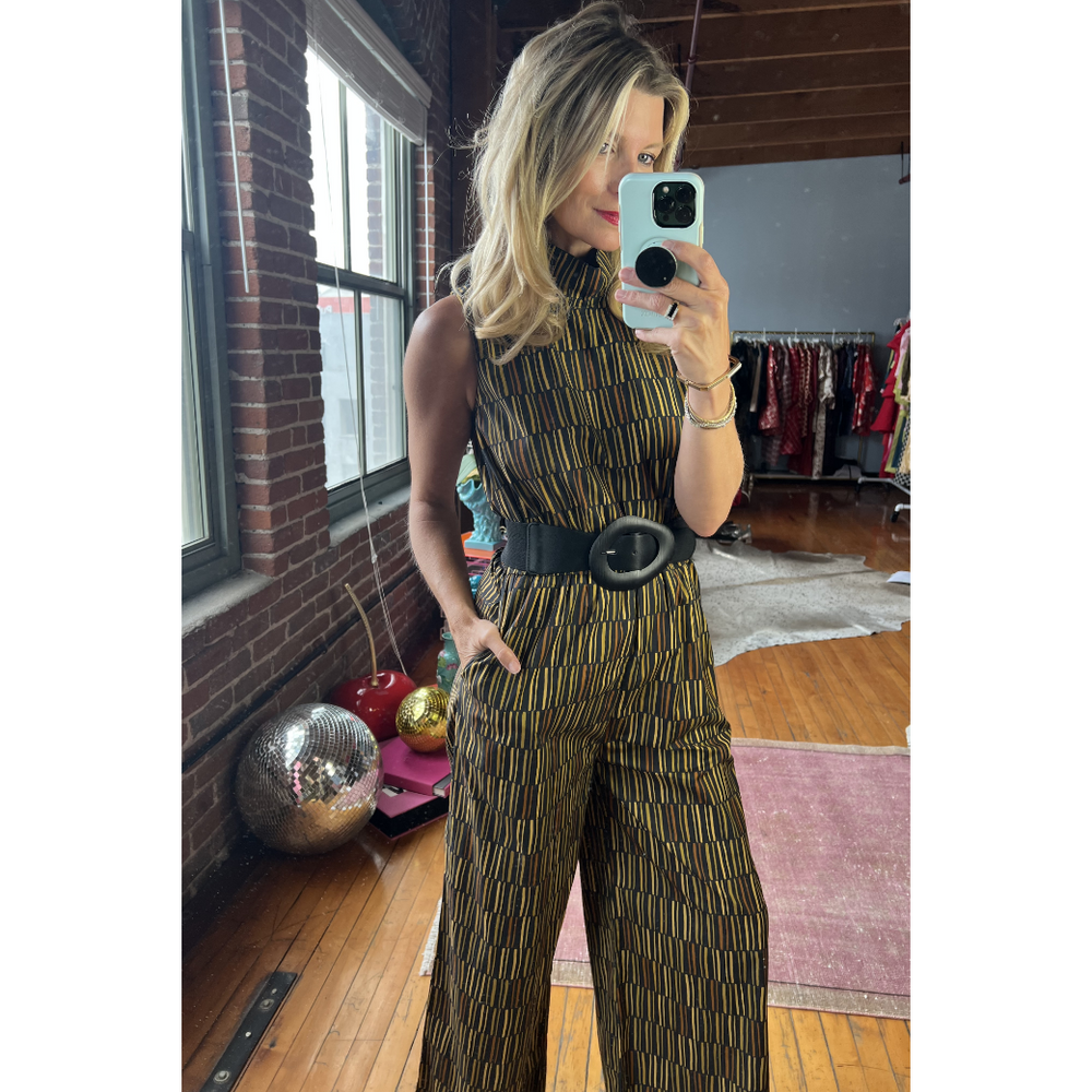 Mod Jumpsuit - Black Matchstick, image