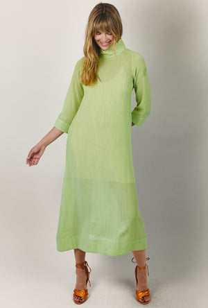 Mod Kaftan - Sheer Chartreuse