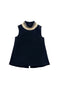 Mod Top - Black with Ivory Fringe