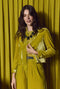 Mona Lee Blazer - Chartreuse Velvet