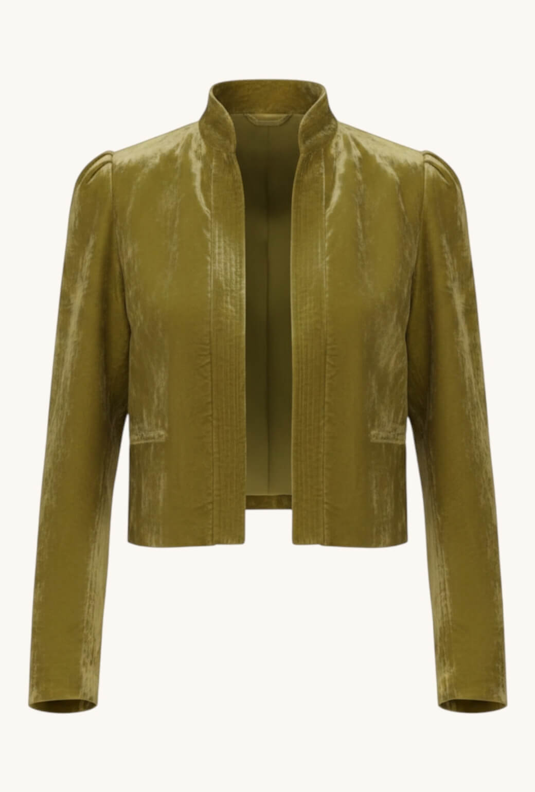 Mona Lee Blazer - Chartreuse Velvet