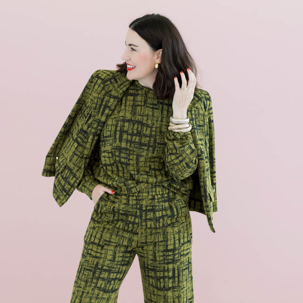 The Swing Top - Green Faille – BURU