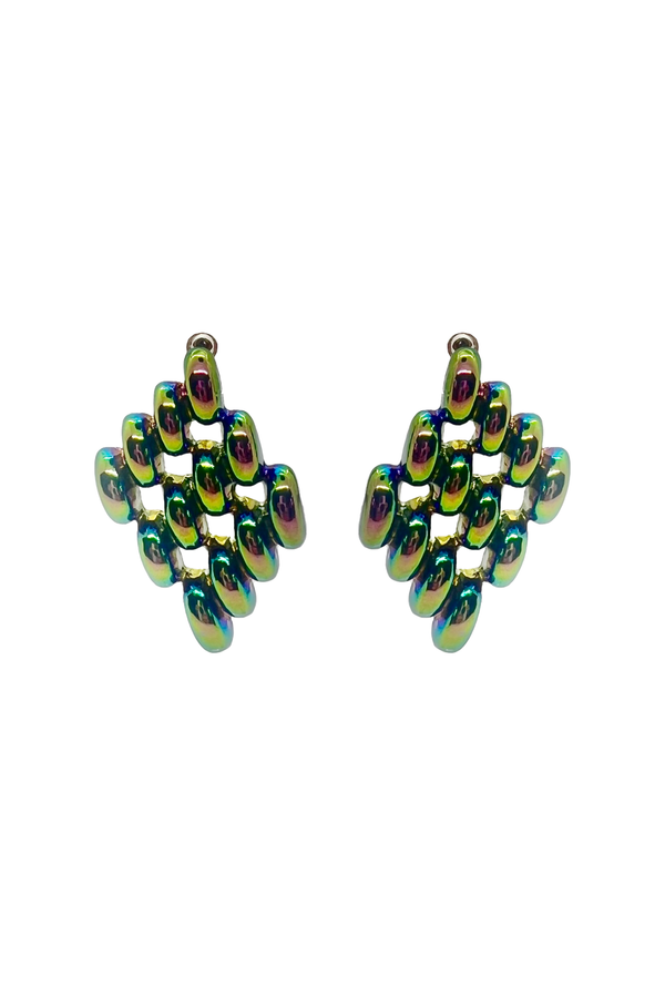 Off the Grid Earrings - Iridescent