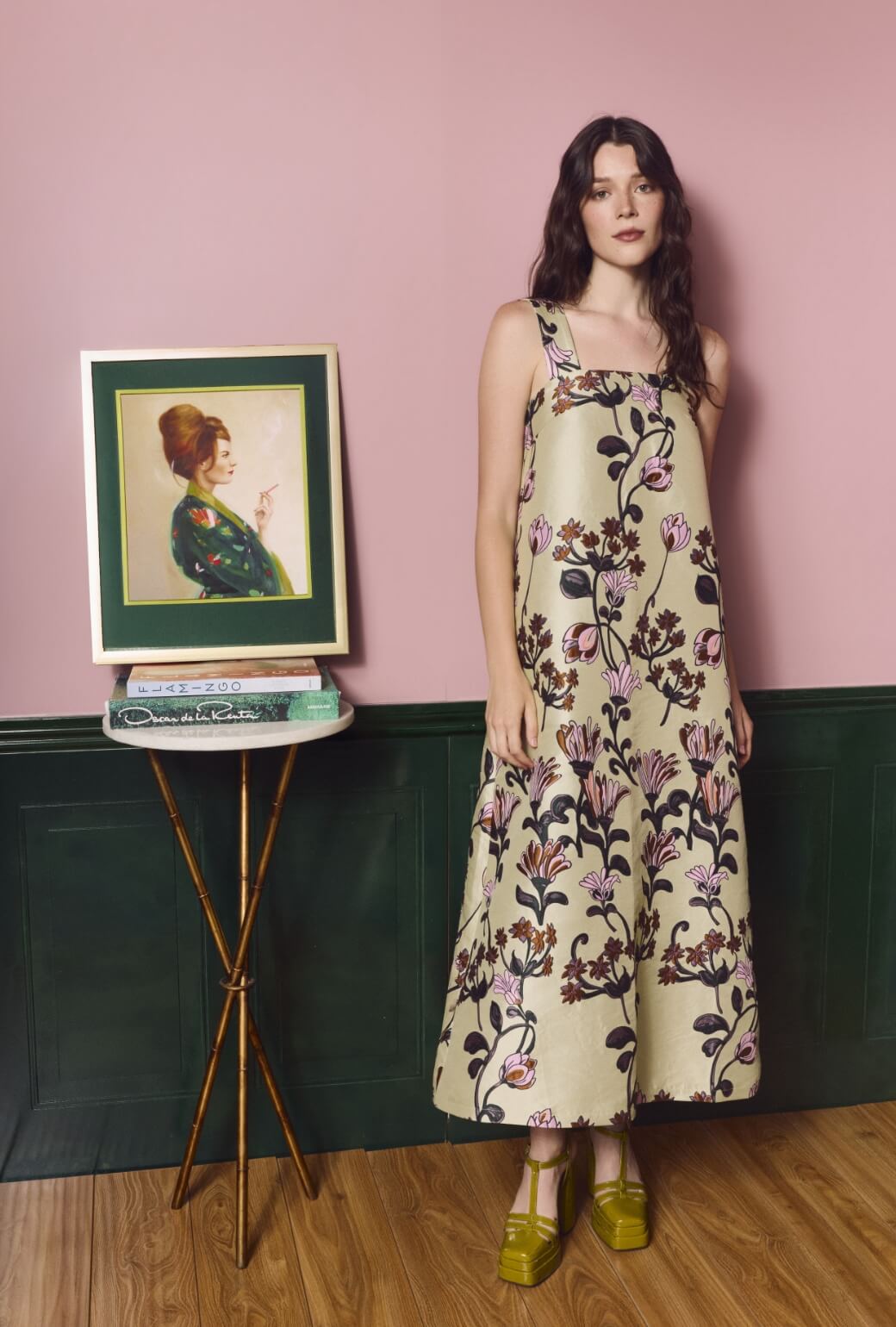 Pillar Gown - Citron Vines