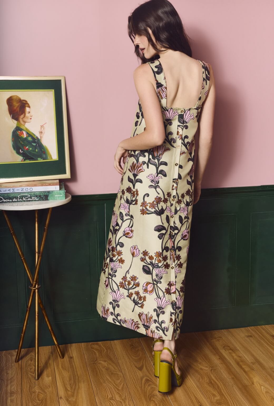 Pillar Gown - Citron Vines