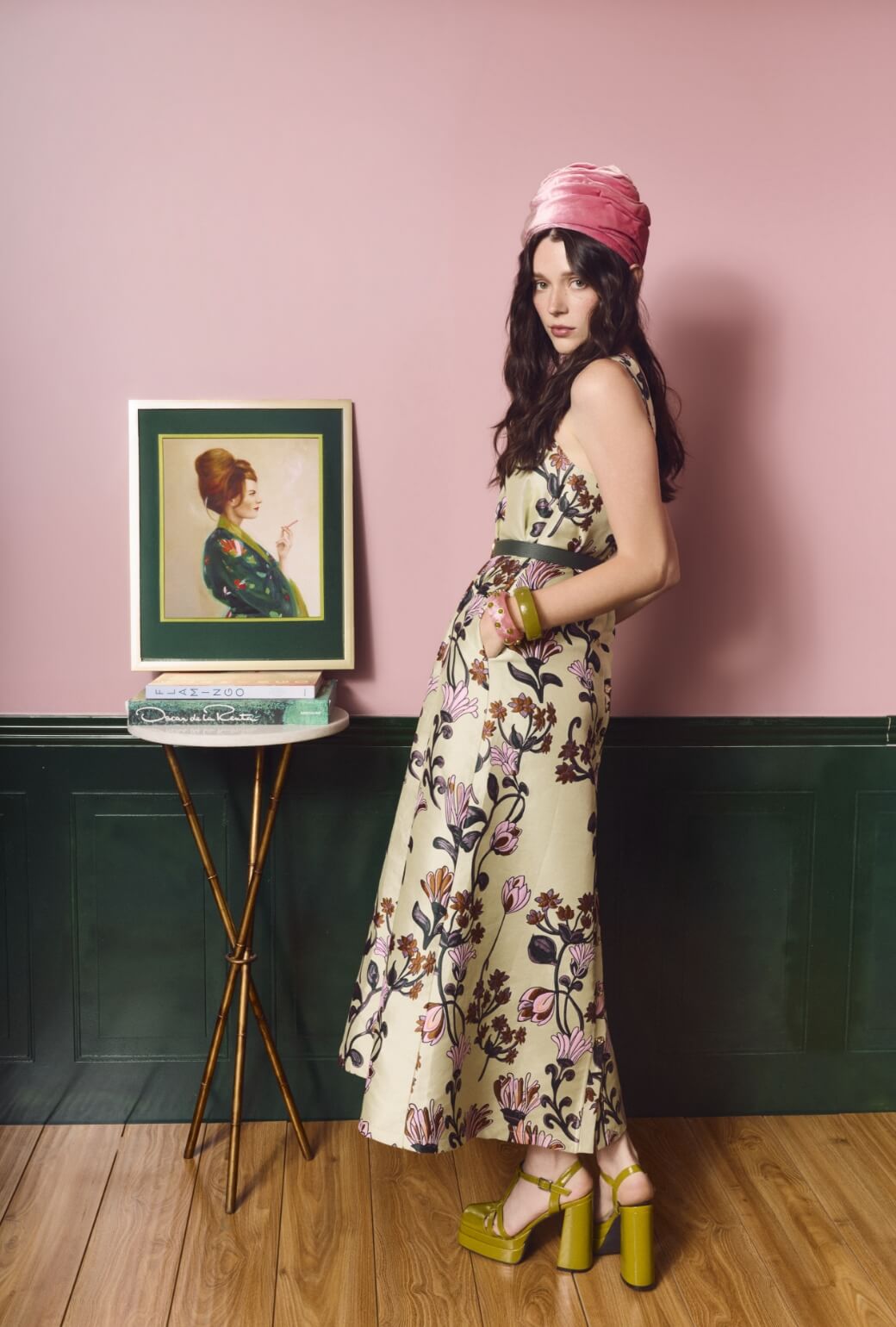 Pillar Gown - Citron Vines
