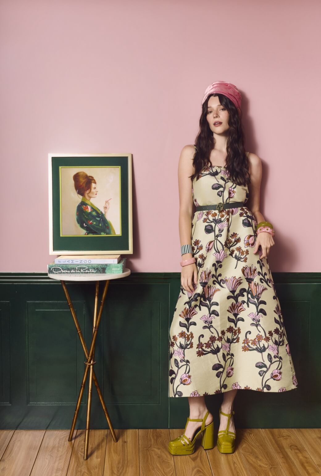 Pillar Gown - Citron Vines