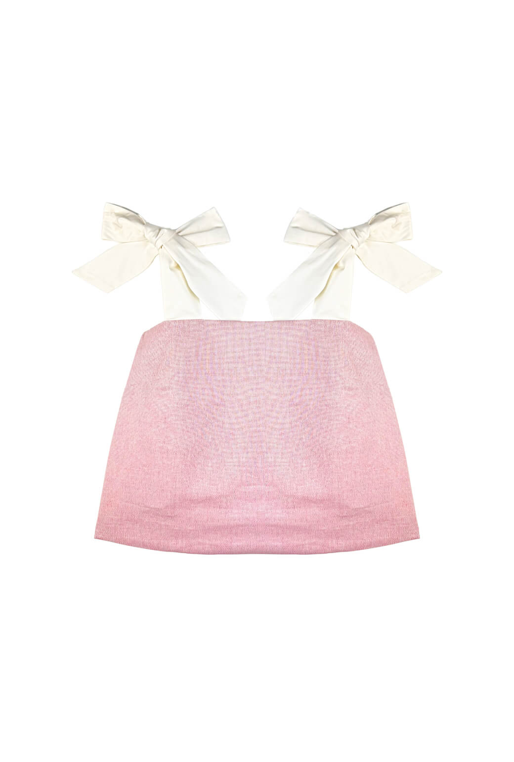 Buru x PBL Pillar Top - Pink Shimmer Linen
