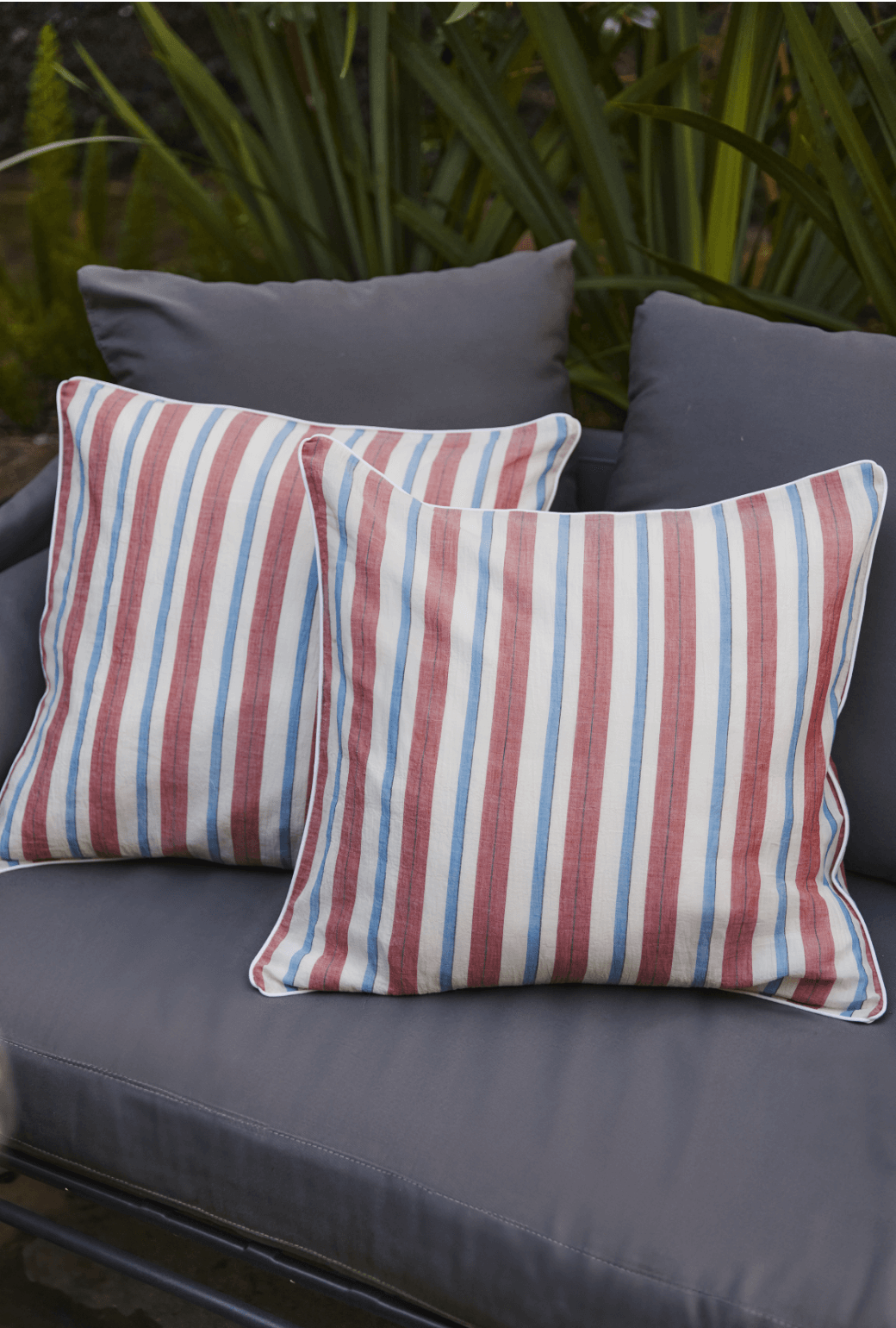Buru x Jaime Dewberry Pillow Cover Set - RWB Stripe