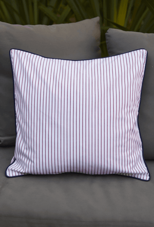 Buru x Jaime Dewberry Pillow Cover Set - Red Stripe Poplin