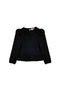 SAMPLE - Puff Sleeve Pullover - Black Shimmer Knit