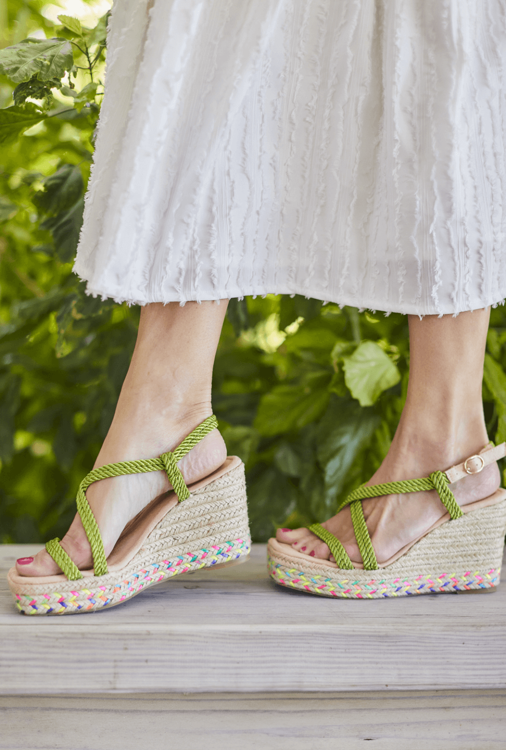 Rope Espadrilles - Lime
