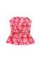 Run for the Roses Belted Bustier - Coral