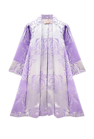 Run for the Roses Belted Swing Coat - Lilac