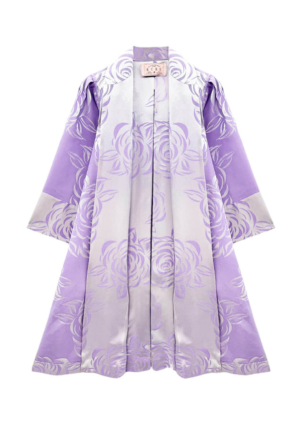 Run for the Roses Belted Swing Coat - Lilac