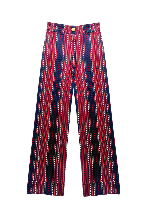 Run for the Roses Charlie Pant - Navy Embroidery