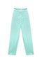 Run for the Roses Cropped Cigar Pant - Aqua Dot