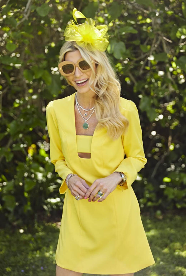 Run for the Roses Deco Dress - Sunshine