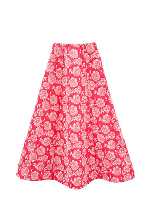 Run for the Roses Guest Skirt - Coral