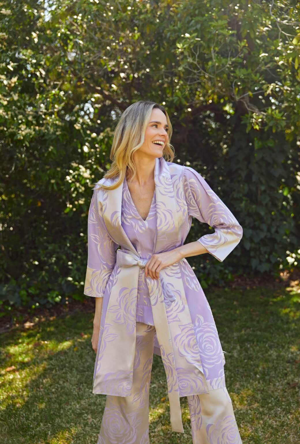 Run for the Roses Hepburn Trousers - Lilac