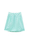 Run for the Roses Maggie Mini Skirt - Aqua Dot