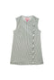Buru x Old Soul Etiquette Scallop Tunic - Green Squares Twill
