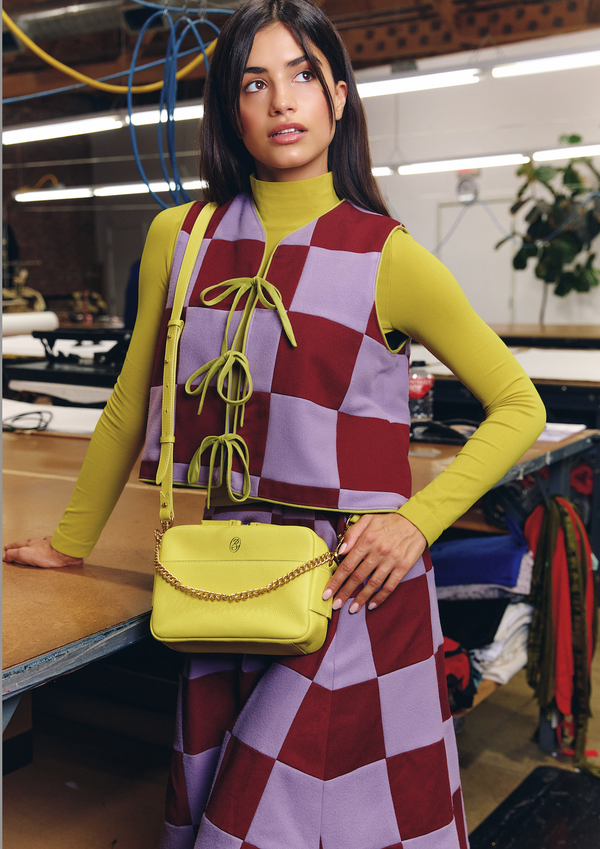 The Belmont Bag - Chartreuse