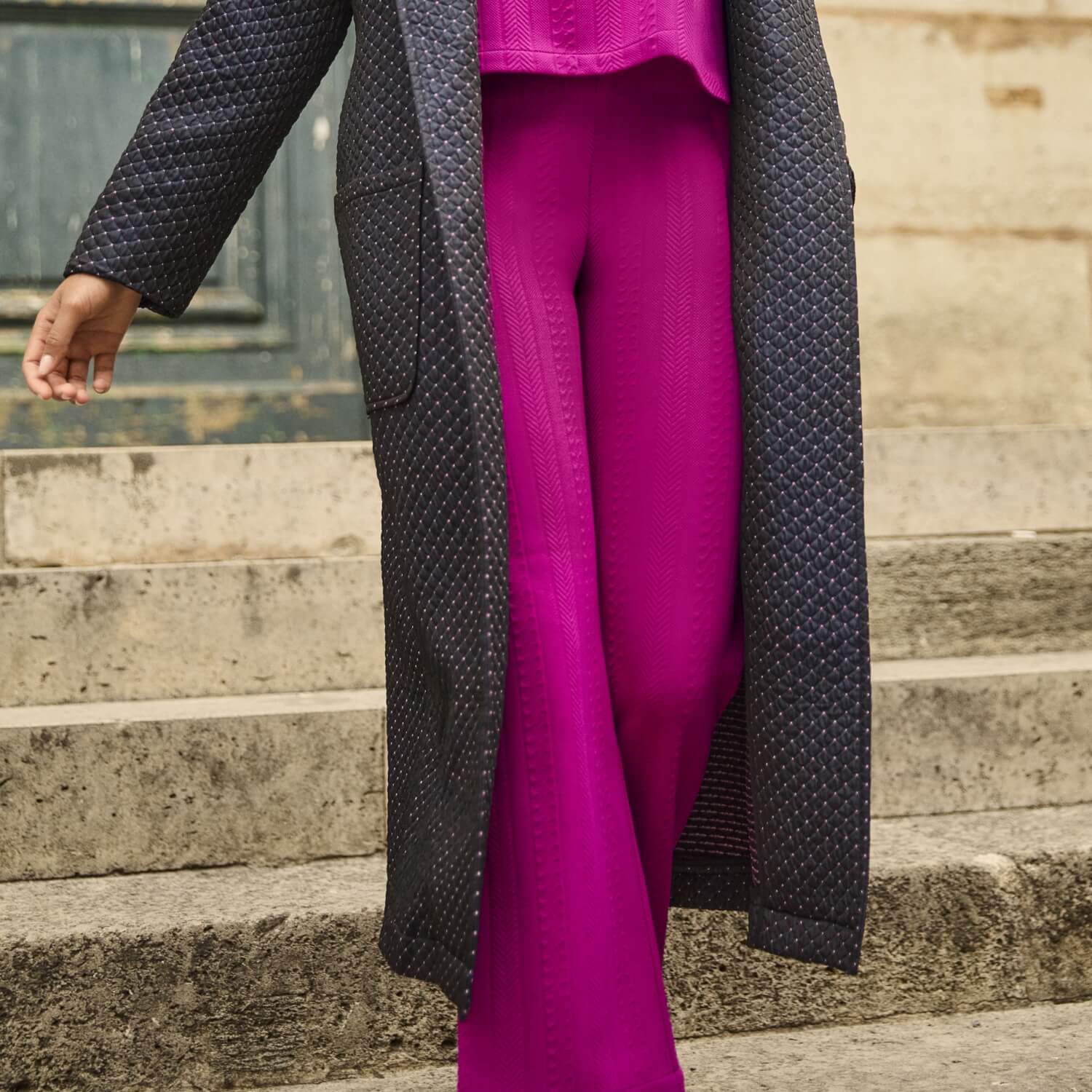 The Charlie Pant - Purple Pinstripe – BURU