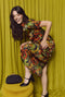 Short Sleeve Mod Dress - Imperial Dragon