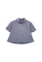Short Sleeve Mod Top - Navy Knit