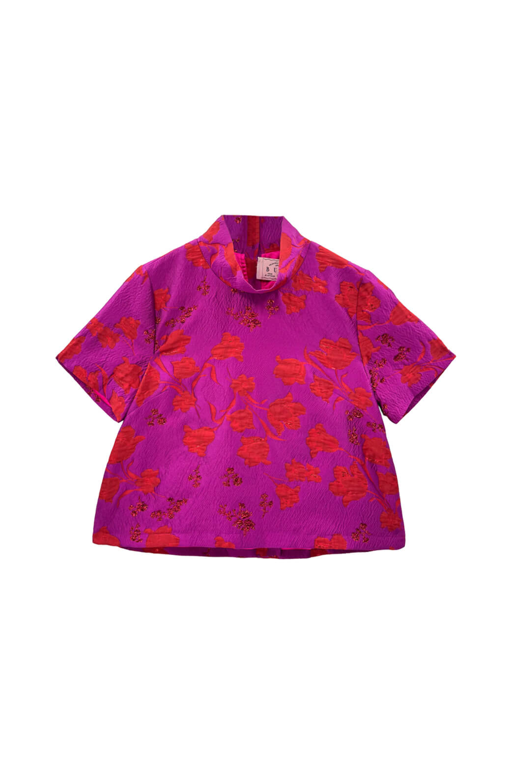 Short Sleeve Mod Top - Rani Pink