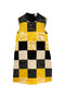 Sleeveless Mod Dress - Marigold & Black