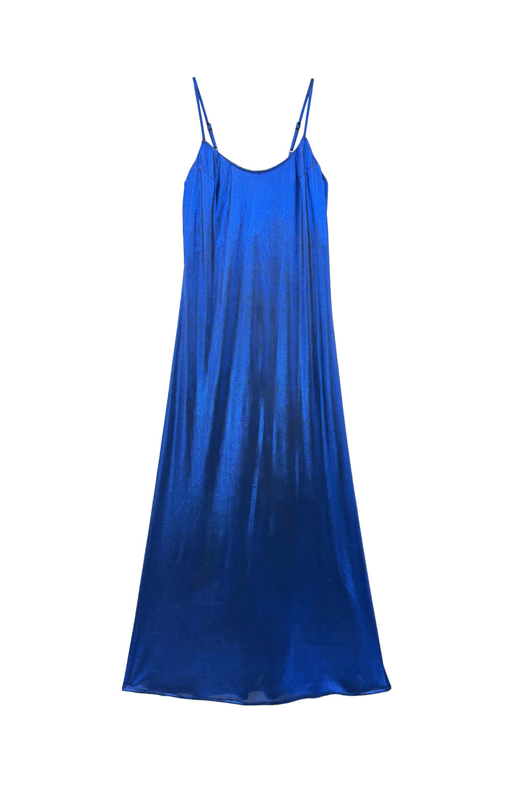 Slip Dress - Cobalt Lurex