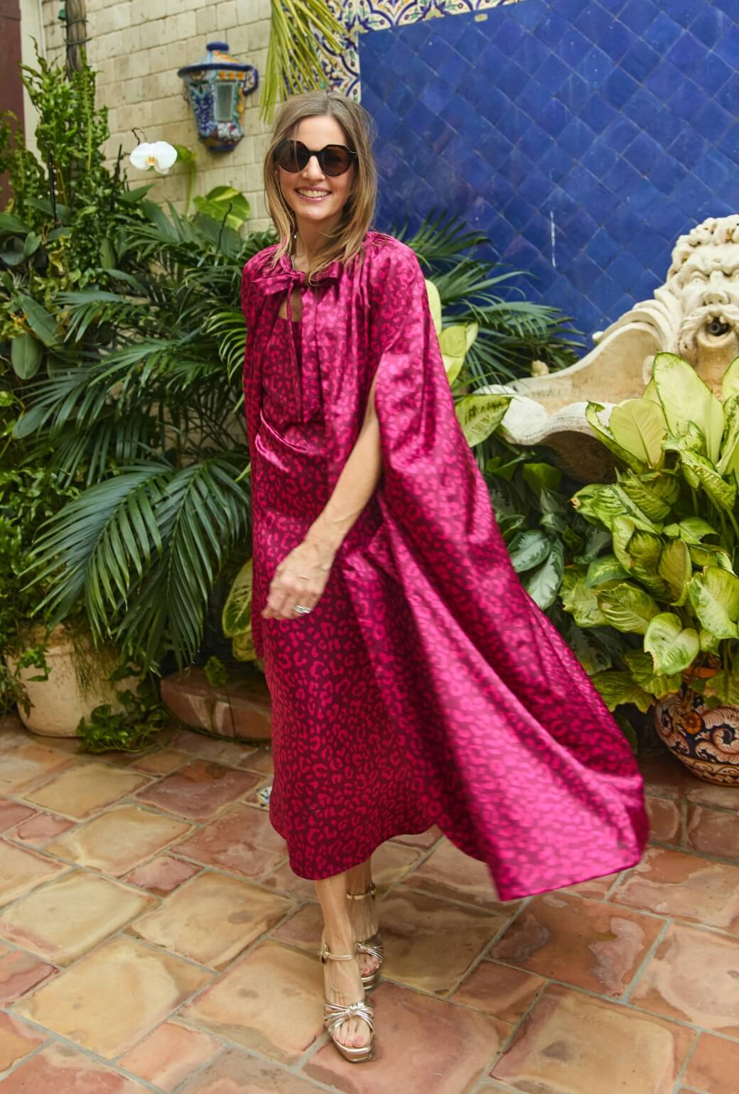 Slip Dress - Pink Cheetah